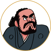 柴田勝家のキャラクターイラスト