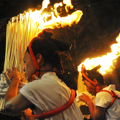 往馬大社例大祭(往馬大社火祭り)