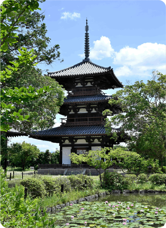 法起寺 三重塔